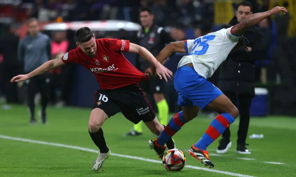 FC Barcelona doblega al Osasuna y clasifica a la final de la Supercopa de España